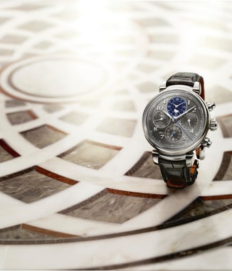 Rendezvous between moon and chronograph