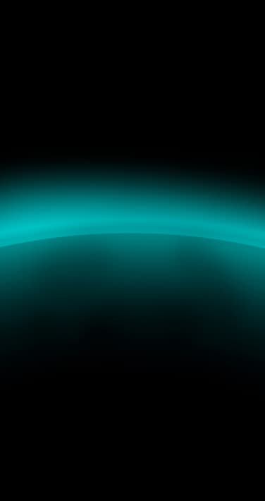 View of Earth from space showing the curvature of the planet with a glowing green atmospheric horizon against a dark sky