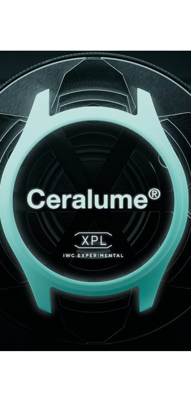A luminescent ceramic technology displayed on a dial