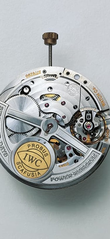 Image showing IWC Calibre 5000 on a grey background