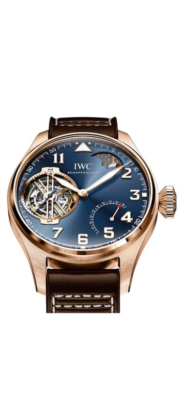 Big Pilot’s Watch Constant-Force Tourbillon Edition “Le Petit Prince” with blue dial