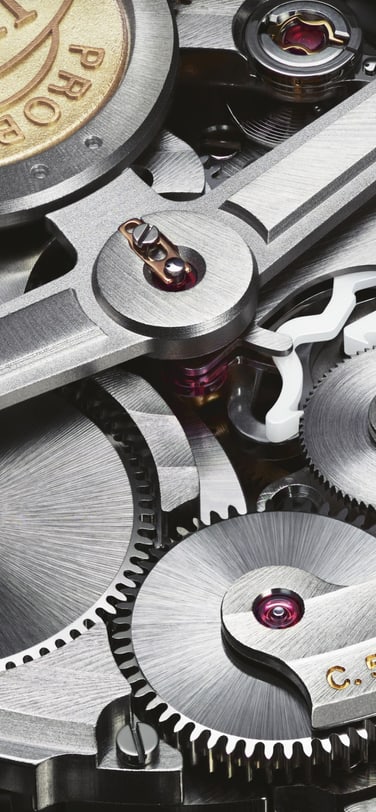 IWC watch mechanism of a self-winding system