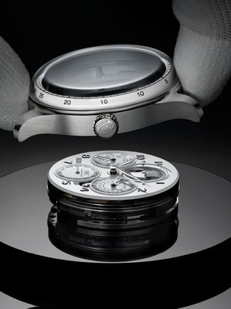 The Portugieser Eternal Calendar dial separated from it's case