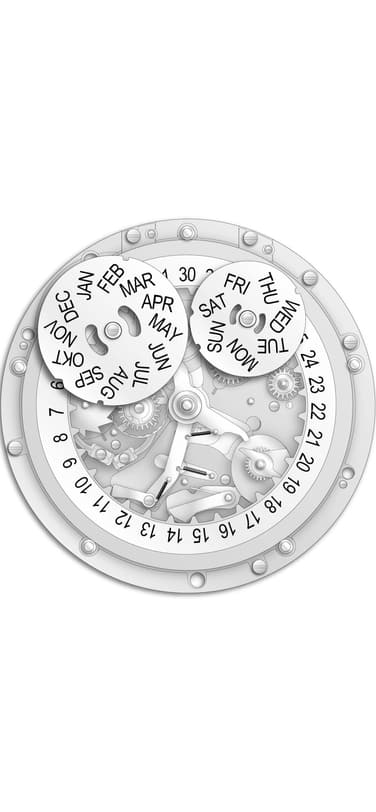 IWC Annual calendar complication.