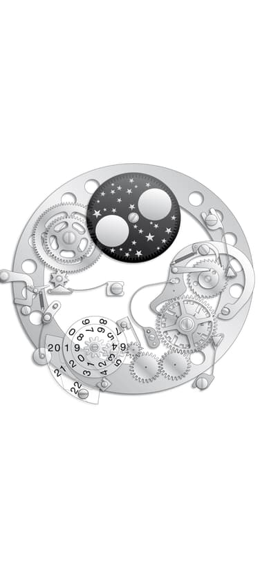 Perpetual calendar movement sketch