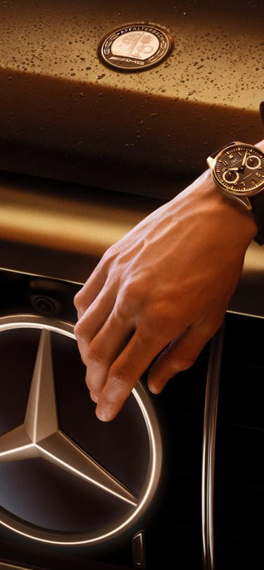 Image showing the Mercedes-AMG team car during a race.