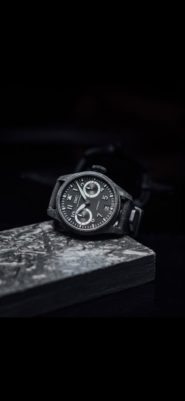 Black Ceramic Matrix Composite watch on Ceramic Matrix Composite material