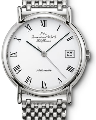 IWC IW351334 Portofino Automatic with white dial, steel case and metallic strap