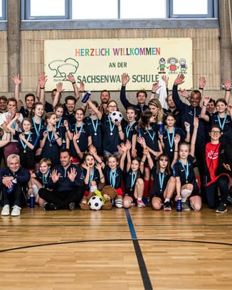 Participants of a Laureus Academy event