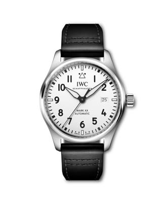 Pilot’s Watch Mark XX Ref. IW328207 with silver-plated dial