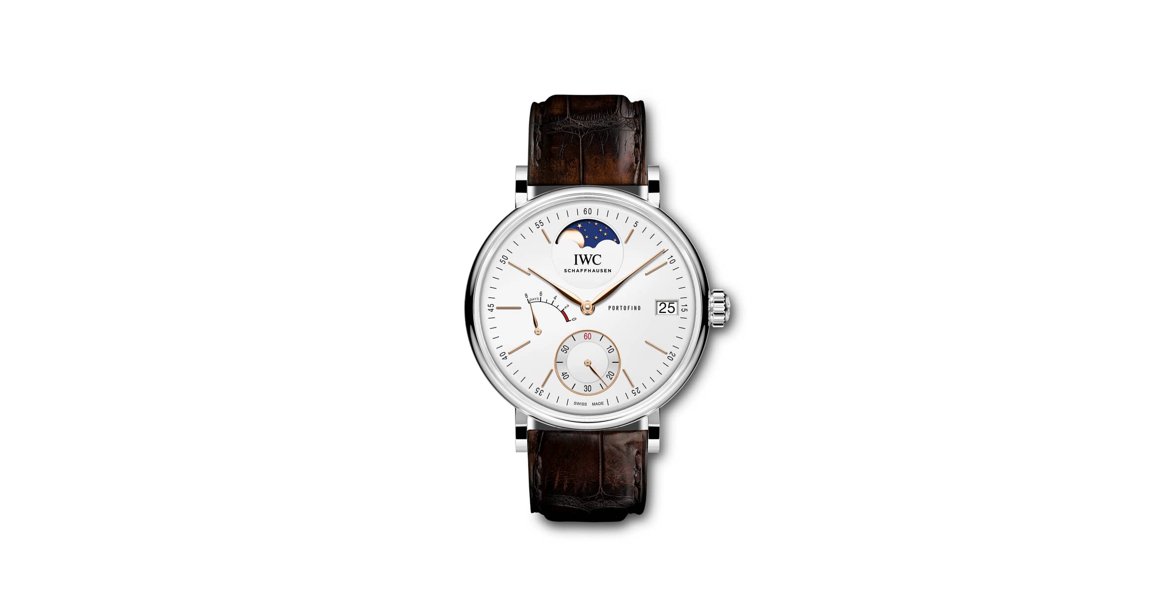 IWC Portofino Hand-Wound Moon Phase - IW516401 - Acier inoxydable