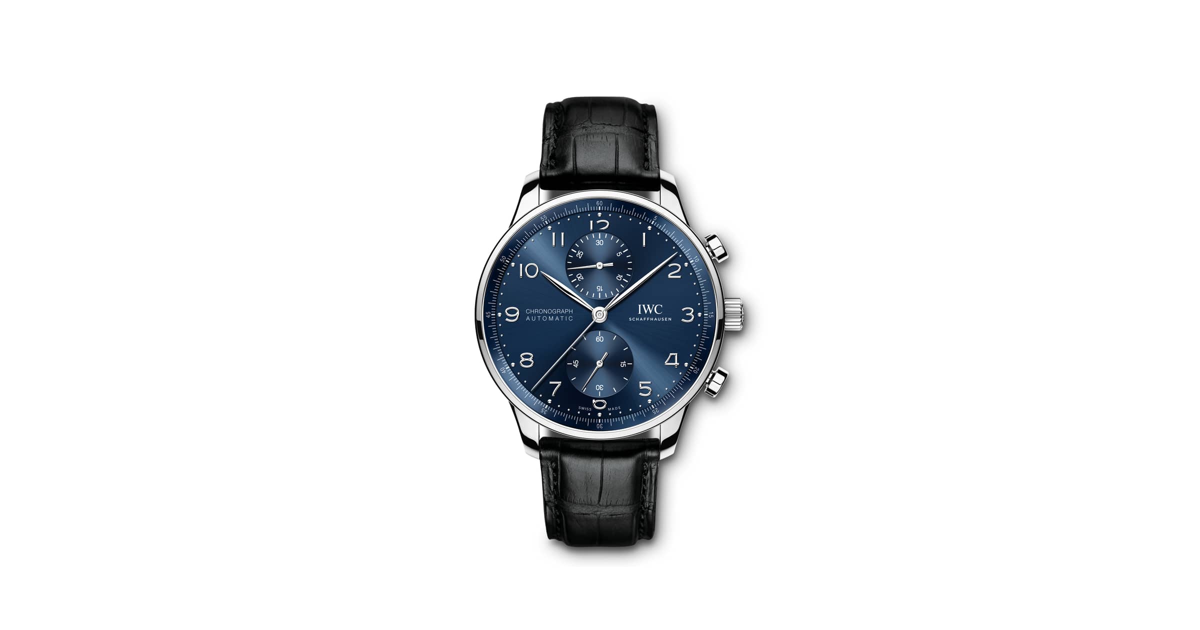 希少 IWC ボルト型　六角形カフリンクス ポルトギーゼ・クロノグラフ - IW371606 - ステンレススティール