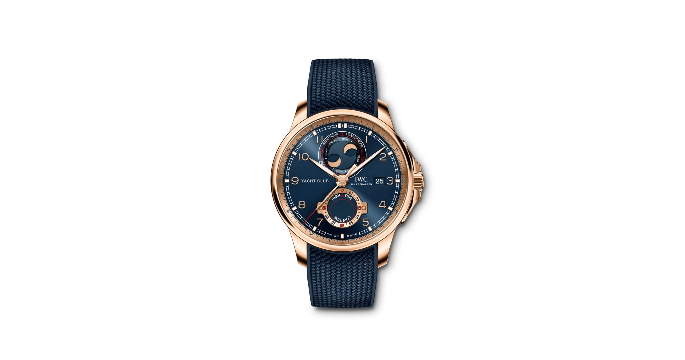 IWC Portugieser Yacht Club Moon & Tide - IW344001 - 18 ct 5N gold