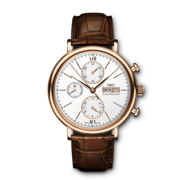 グラデ　裁断場所 ポートフィノ・クロノグラフ - IW391025 - 18Kレッドゴールド