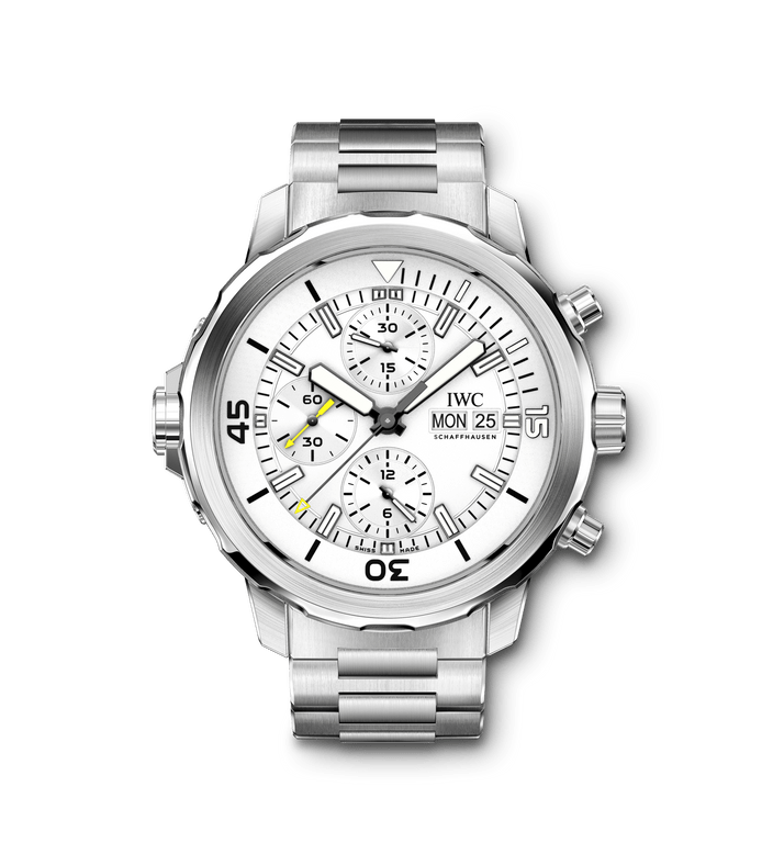 IWC Aquatimer Chronograph IW376802 silver dial stainless steel bracelet