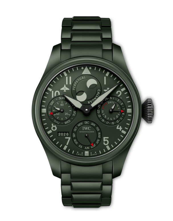 Big Pilot's Watch Perpetual Calendar TOP GUN Woodland