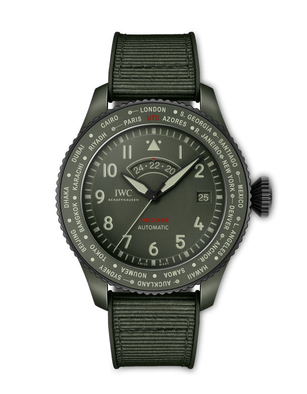 Pilot's Watch Timezoner TOP GUN Woodland